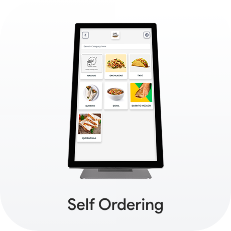 Self Ordering Display Screen