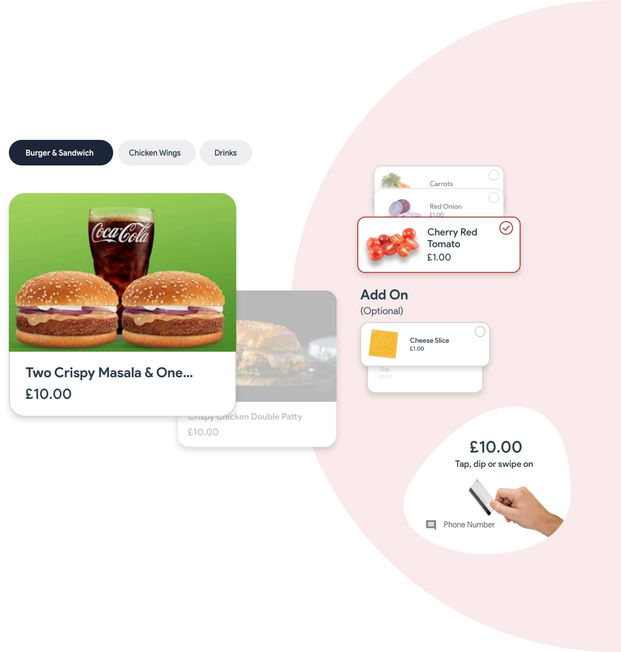 burger and crisp order experience